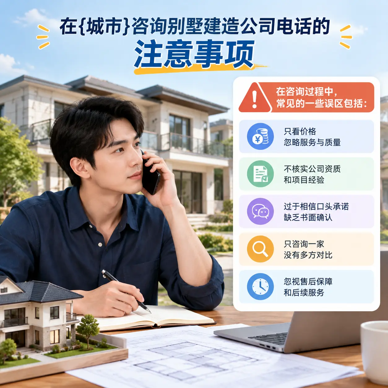 在贵州咨询别墅建造公司电话的注意事项
