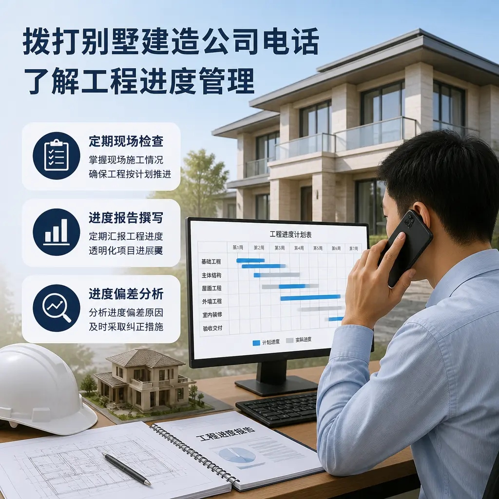 拨打贵州别墅建造公司电话,了解工程进度管理
